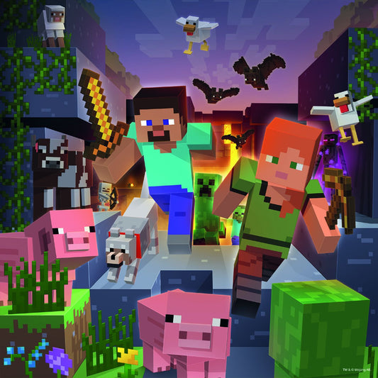 Puzzle Minecraft 3x49 Ravensburger - Set de 3 Puzzle-uri - Default Title (2) [ps:d116c8e6-9072-4336-8f58-7db3ed847cfc]