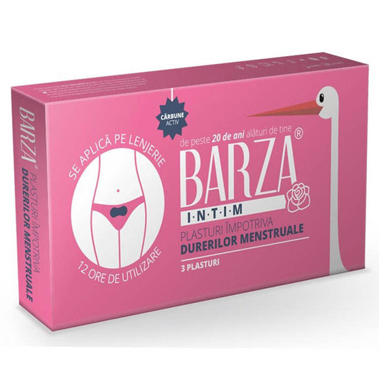 BARZA, plasturi dureri menstruale, 3 buc - Imagine 2