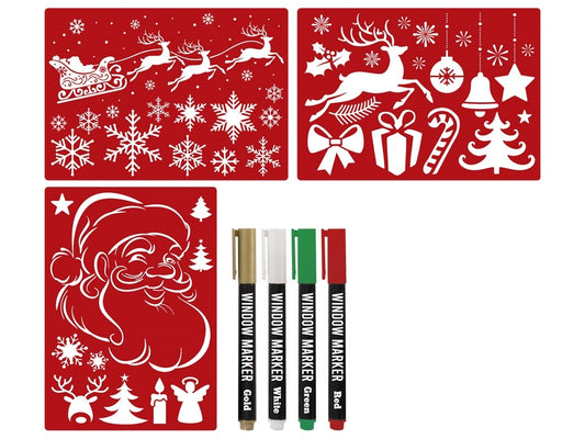 Set Decoratiuni Ferestre Craciun Moxy cu Markere si Sabloane - Default Title (2) [ps:77a5d4df-5565-406f-b01c-07cc42dd6ac1]