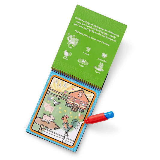 MELISSA AND DOUG WATER WOW CARTE DE COLORAT FERMA - Imagine 2