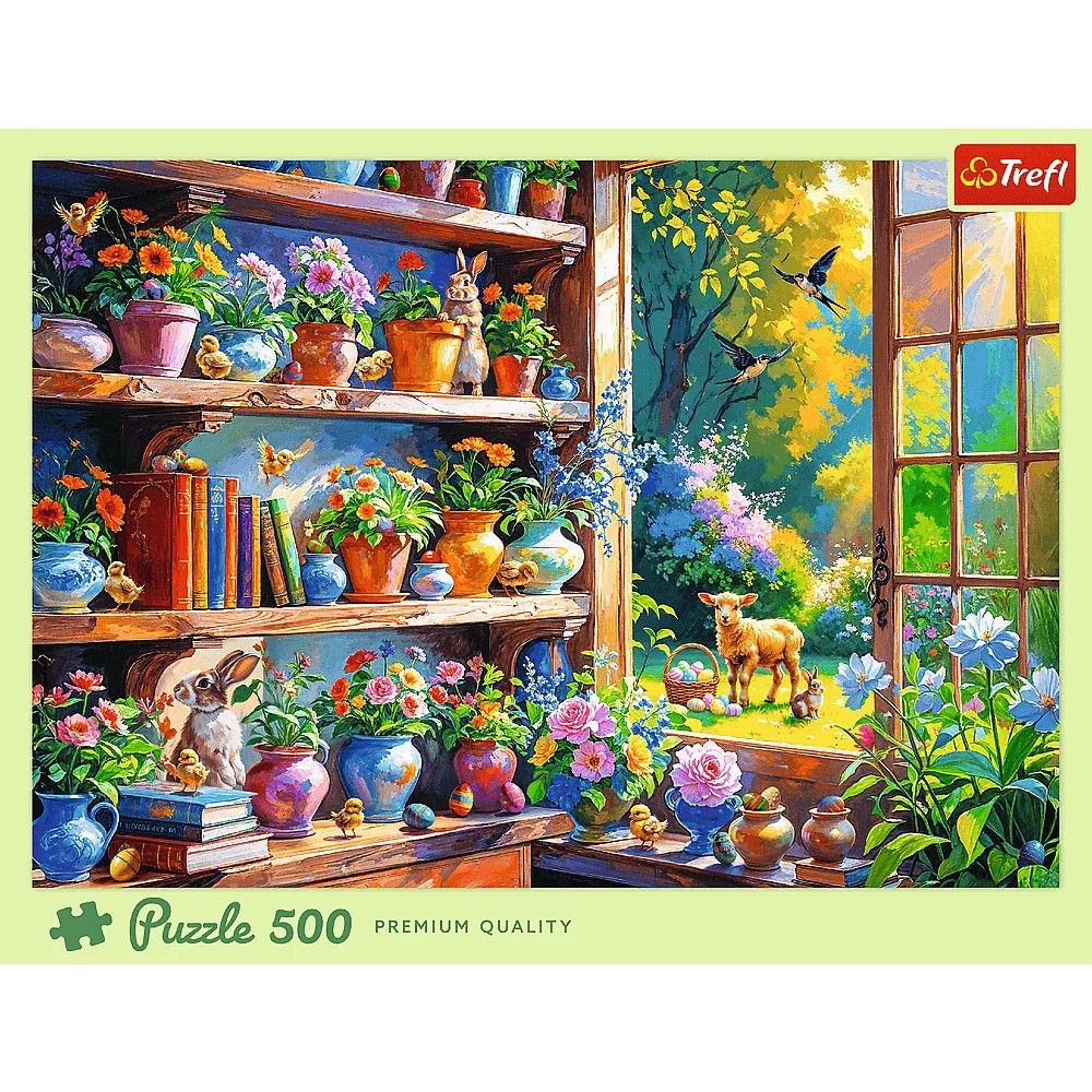 PUZZLE TREFL 500 DIMINEATA DE PRIMAVARA IN ORANGERIE - Imagine 3 [ps:21dbe2ed-b913-4e48-a439-4b77f424b7c1]