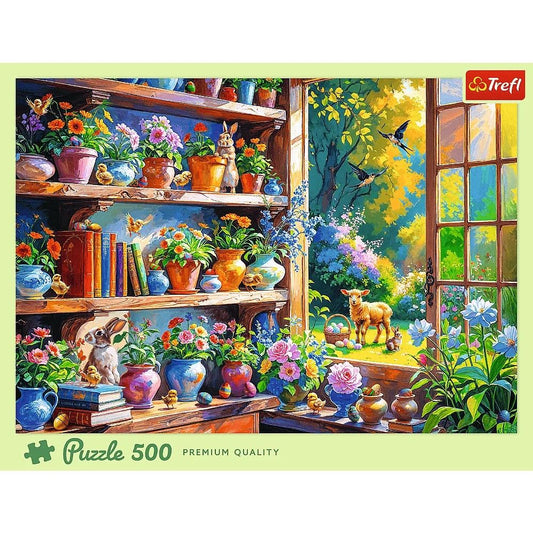 PUZZLE TREFL 500 DIMINEATA DE PRIMAVARA IN ORANGERIE - Imagine 3 [ps:21dbe2ed-b913-4e48-a439-4b77f424b7c1]