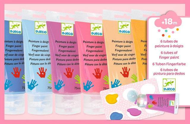 6 culori de pictat cu mana Sweet, Djeco - Imagine 2 [ps:7123a741-b786-4bd2-9012-45709f087afb]