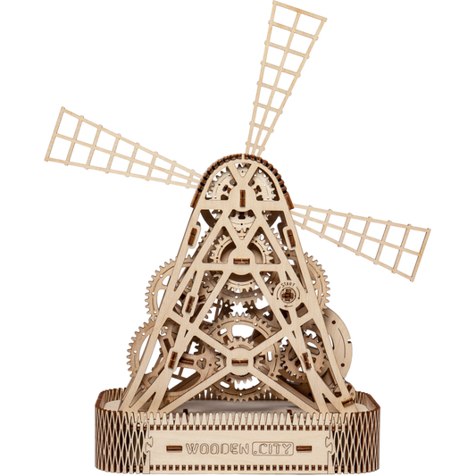Puzzle 3D Moara - kit model mecanic [ps:13df3271-04c5-420a-bcbe-17cd7eb09401]