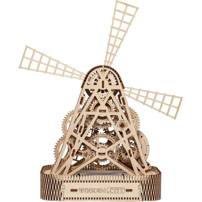 Puzzle 3D Moara - kit model mecanic [ps:13df3271-04c5-420a-bcbe-17cd7eb09401]