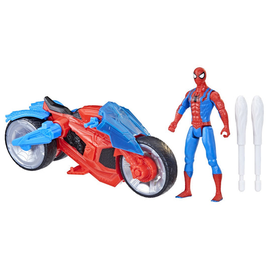 SPIDERMAN SET FIGURINA SI VEHICUL WEB BLAST CYCLE Hasbro - Imagine 6 [ps:219d3f2f-0324-403f-a7aa-0cd357d77360]