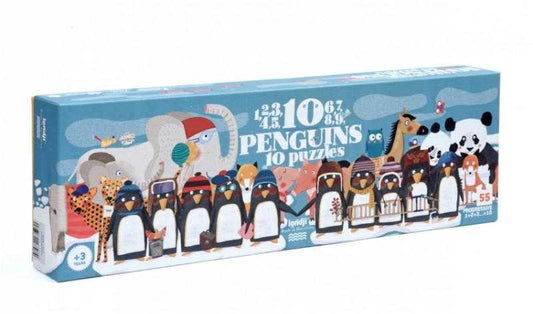 Puzzle progresiv 1,2,3..10 pinguini, Londji - Imagine 2 [ps:9a2a2c9a-6a6b-4064-864a-219a634a2d45]