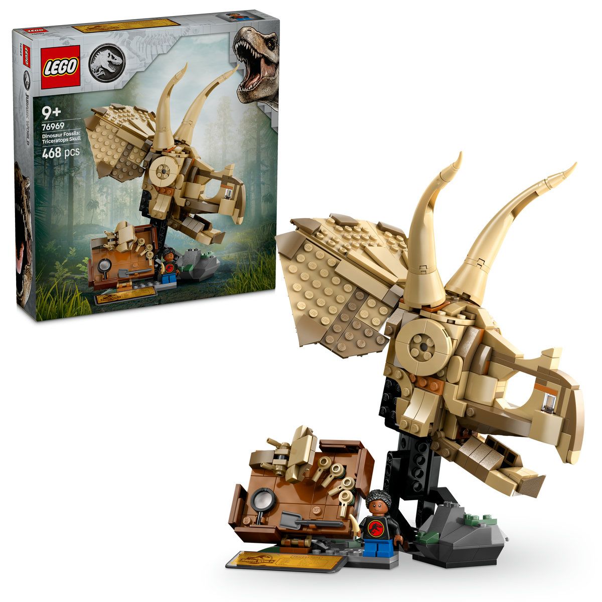 LEGO JURASSIC WORLD FOSILE DE DINOZAUR CRANIU DE - Imagine 5 [ps:65d390d6-2cdc-4b96-919a-08d2c6f4a53a]
