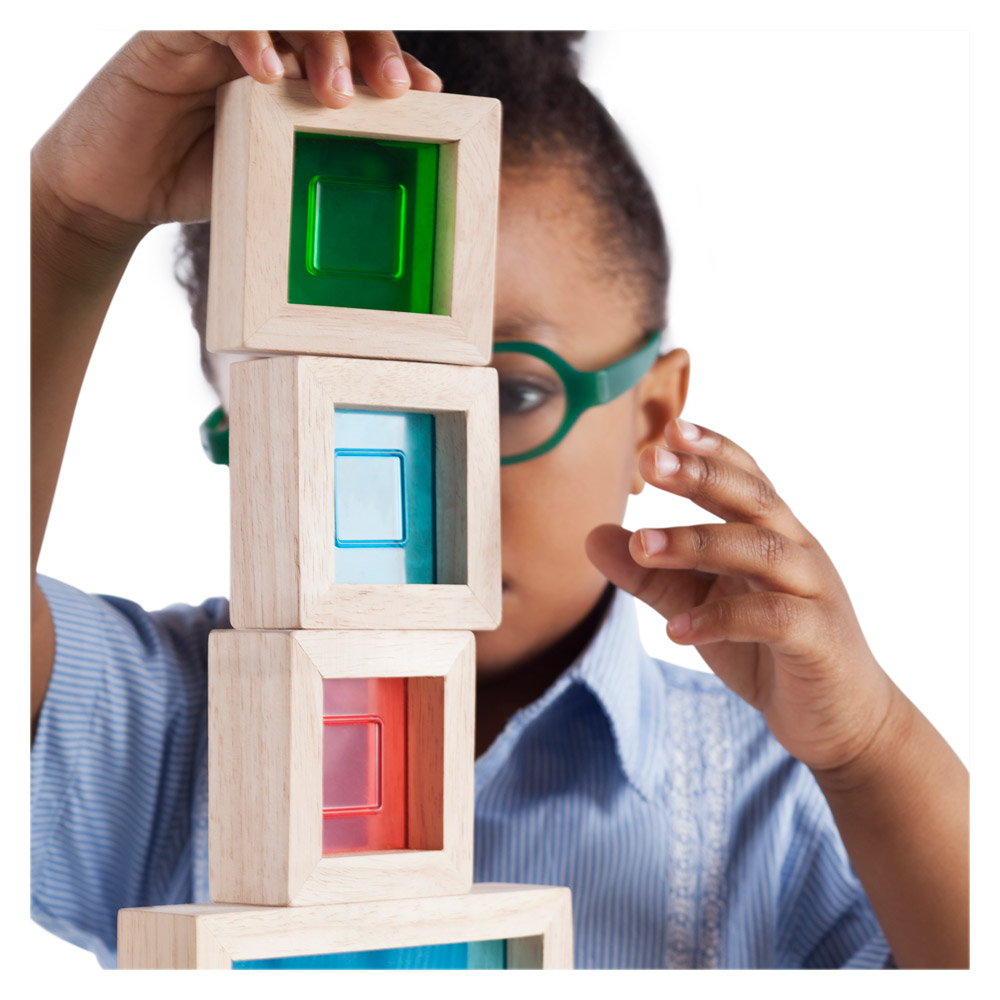 Rainbow Blocks Guidecraft - Blocuri Senzoriale cu Sclipici - Set 30 buc (3) [ps:2aad9496-95e6-40c2-b629-ee4cc80d7a65]
