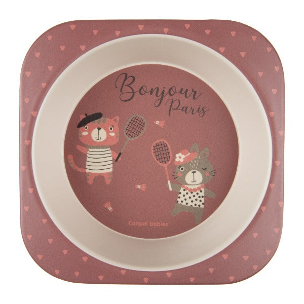 Canpol babies Set veselă 5 elemente BONJOUR PARIS bej - Albastru [ps:ece5c926-f5bd-46ba-93bf-42864e9dff6f]