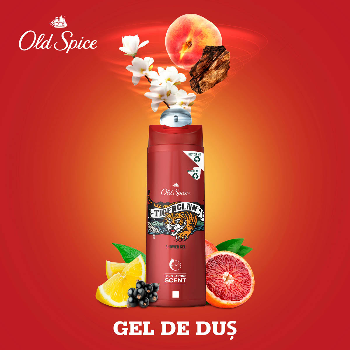 OLD SPICE TigerClaw, gel de dus, 400 ml - Imagine 3 [ps:96648c75-261d-47df-af00-d8e247f67488]