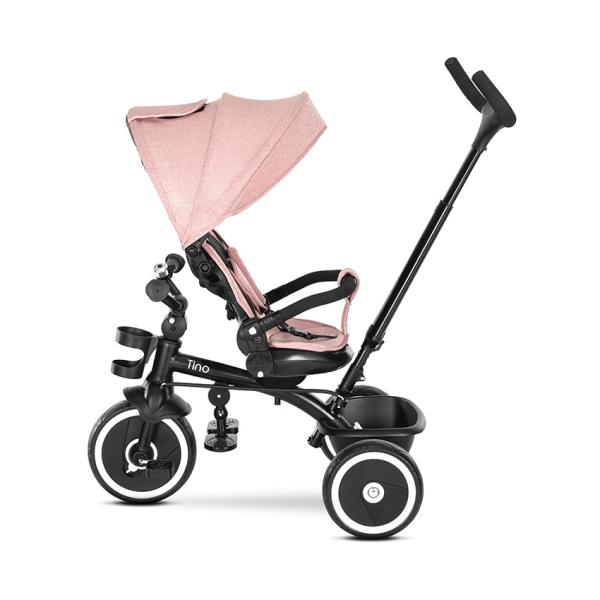 Tricicletă Lorelli Tino, Scaun Rotativ 360°, Pink - Pink (3) [ps:d61d88fd-9ad8-4d59-8204-e37bbe2d0313]