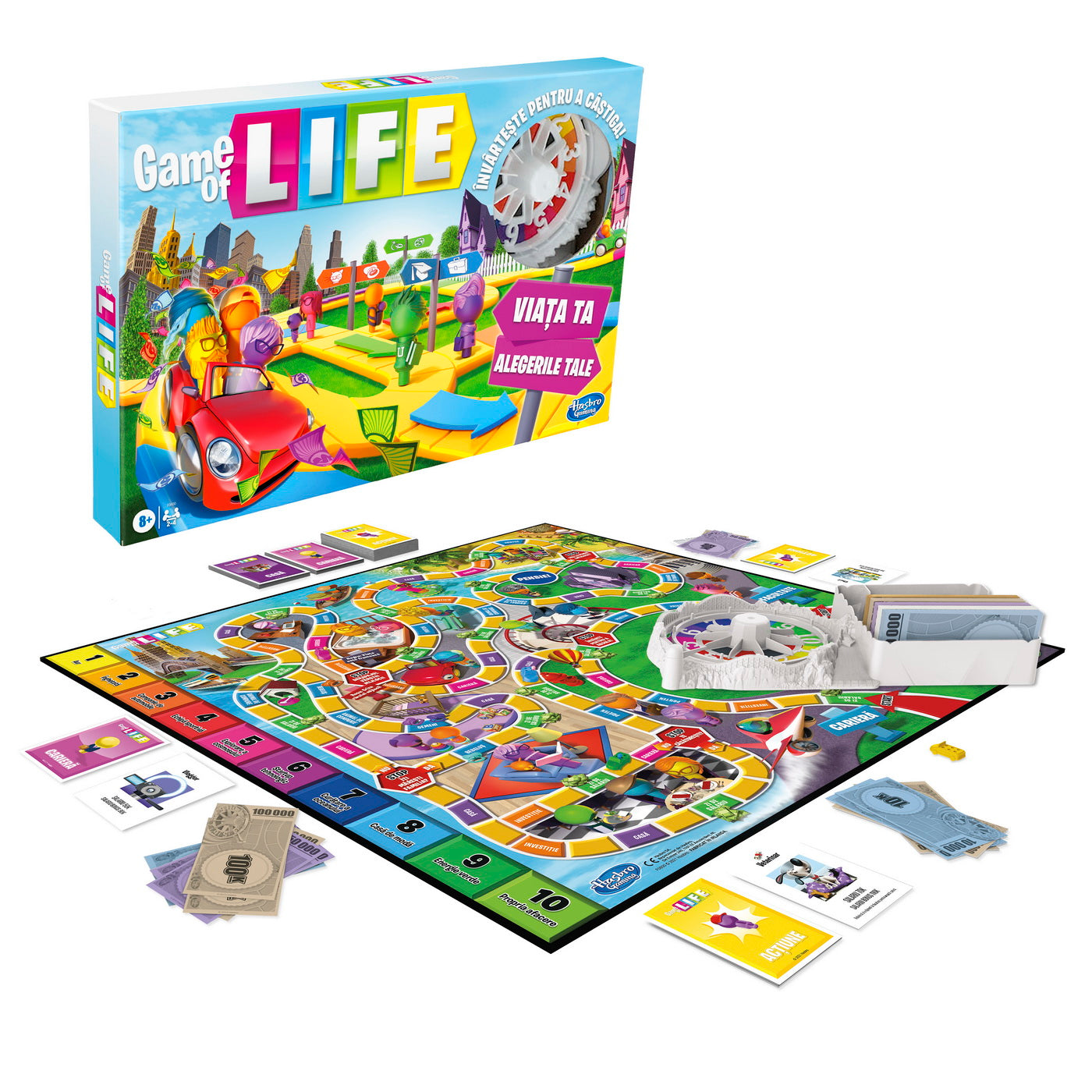 JOC GAME OF LIFE CLASIC IN LIMBA ROMANA Hasbro - Romana (3) [ps:6abb4866-ba38-4b63-ac6e-e645df5083a2]