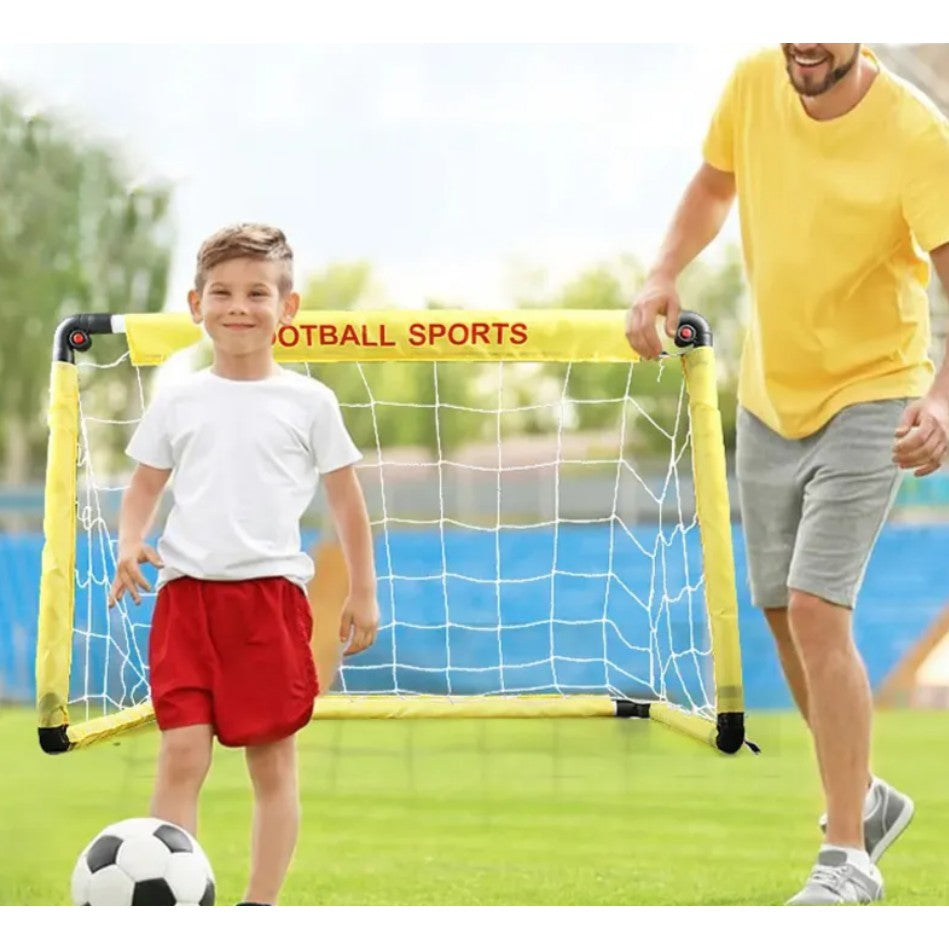 Set Poartă Fotbal Copii Flippy, 45x60 cm, Galben - 60x90 cm (3) [ps:912c5e20-2e4e-4956-9efc-fba354c31f71]
