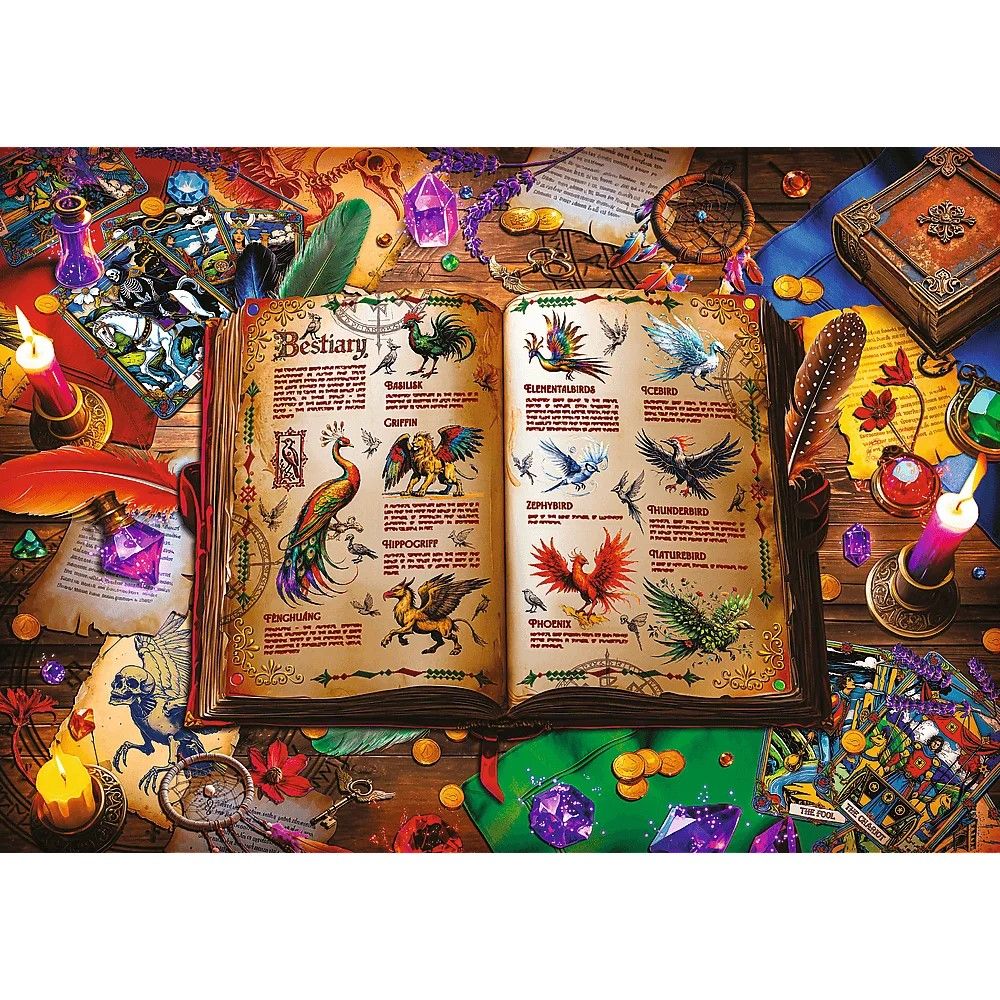 PUZZLE TREFL 1000 ATLASUL PASARILOR FANTASTICE - Imagine 2 [ps:377780ad-4bca-48e0-a842-78fbae5e2ca8]