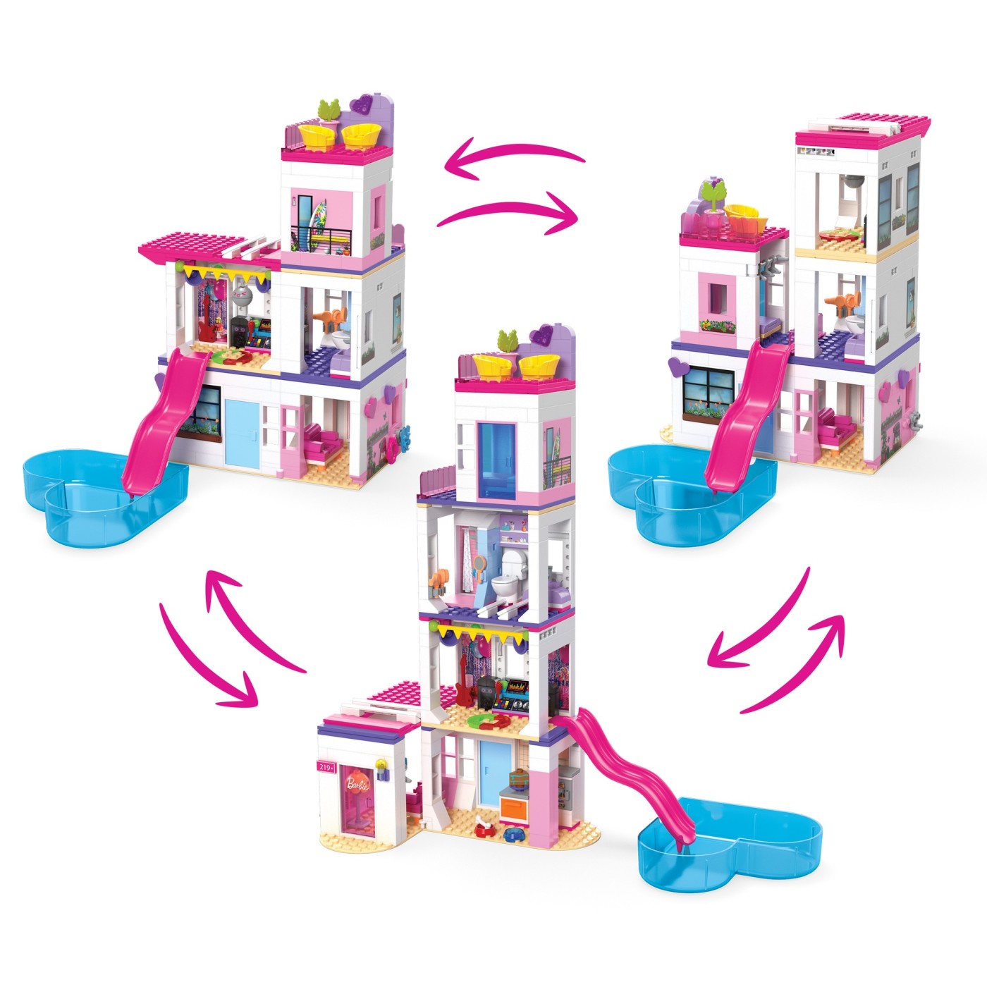 BARBIE MEGA BLOKS SET DE JOACA DREAMHOUSE BARBIE COLOR - Imagine 2 [ps:ca4ff906-d367-4141-aca6-310e1c80bbfe]