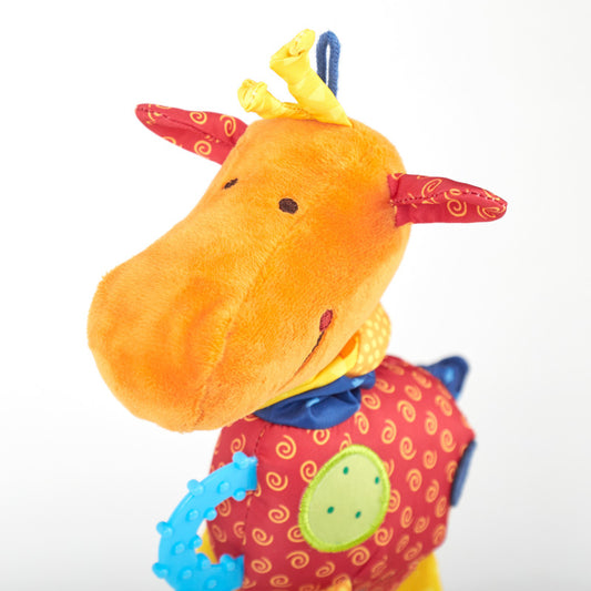 Jucarie senzoriala din plus cu activitati Girafa exploratoare, PlayQ Sigikid [ps:27de8117-dc23-40a5-a7ad-692bb3a04e5e]