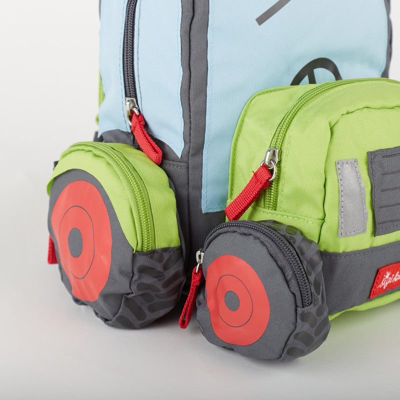 Rucsac pentru copii Tractor cu roti si detalii 3D, Sigikid [ps:f4f92525-b186-49c4-b95e-c2e5fd4633bf]