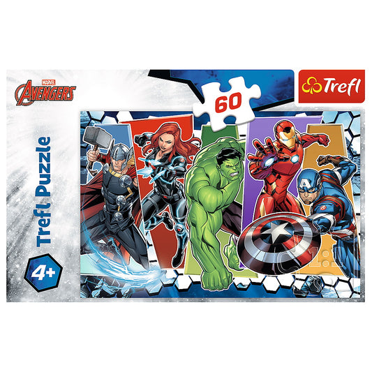 PUZZLE TREFL AVENGERS 60 INVINCIBILII - Imagine 3