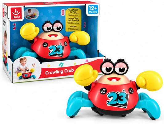 Jucărie Interactivă Crab cu Muzică și Lumini - Jucării Bebe - Default Title (3) [ps:c9c0a6f6-18e4-461a-b4c2-afdb7833d3f3]
