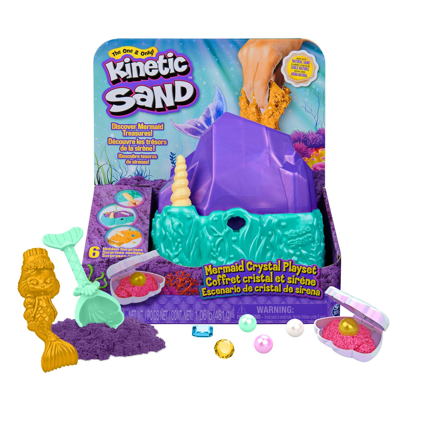 KINETIC SAND SET MERMAID CRYSTAL Spin Master - Imagine 8 [ps:88ee2ec7-3270-46a4-a698-20b48ab9bb16]