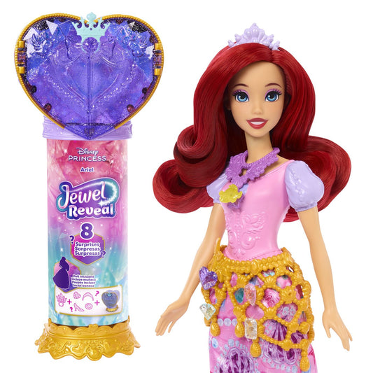 DISNEY PRINCESS JEWEL REVEAL PAPUSA ARIEL Mattel - Imagine 3
