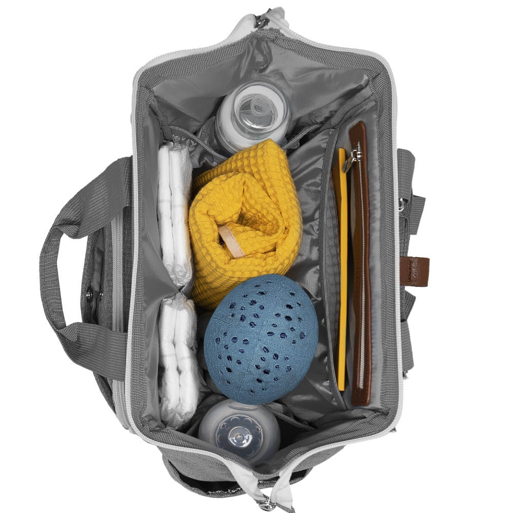 Rucsac multifunctional mamici Skiddou Astrid, Normandic - Gri