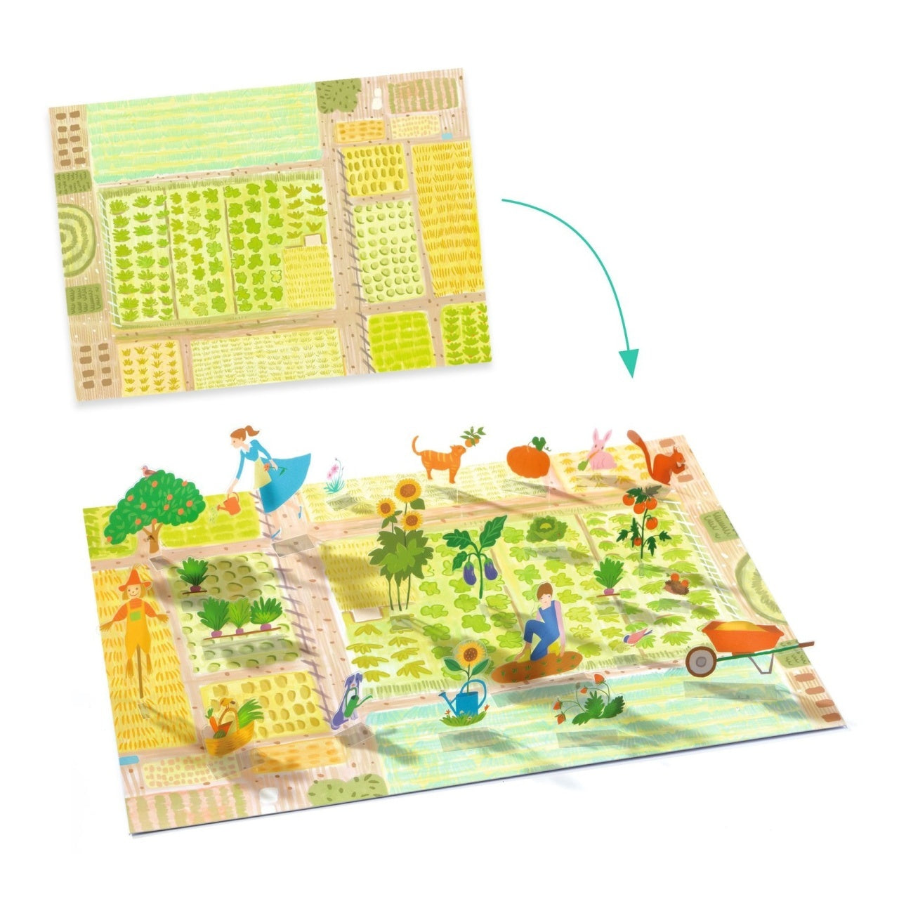 Set creativ de stickere reutilizabile Ferma, Djeco - Imagine 3 [ps:e66ba728-cb13-4ad8-a337-aab566162541]
