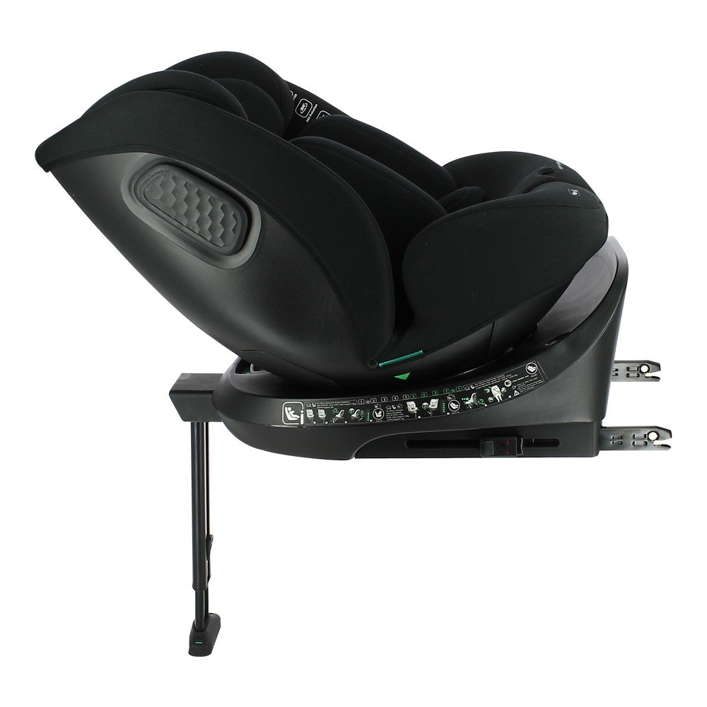 SCAUN AUTO NANIA SPIRIT, 40-150 CM, BLACK TEAM TEX - Imagine 3