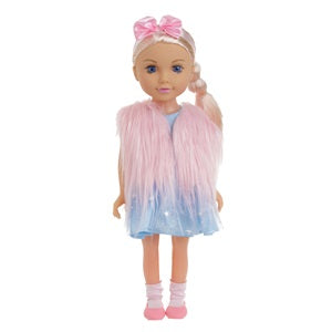 Papusa Fashion Girl cu Vesta Roz Jumbo - 45cm - Default Title (3) [ps:f90b9fb2-4401-4dff-8498-cfb1c8066d00]