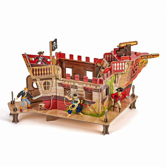PAPO FIGURINA PUZZLE 3D CORABIE PIRATI - Imagine 3