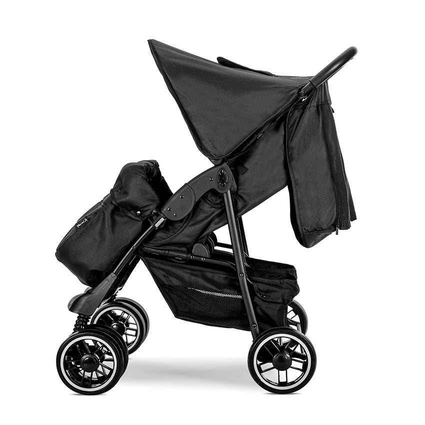 Cărucior Gemeni Lorelli Twin, Cool Grey - Reglabil - Black (3) [ps:9ca7f1ce-e31d-4ae0-af81-5f44fd29043a]