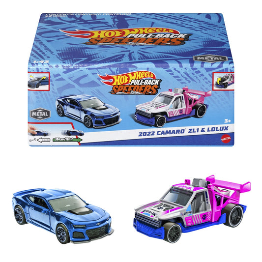 HOT WHEELS SET 2 MASINUTE METALICE PULL BACK CAMARO ZL1 - Imagine 5 [ps:7056e909-6ae9-462d-a325-d696dcfed9b8]
