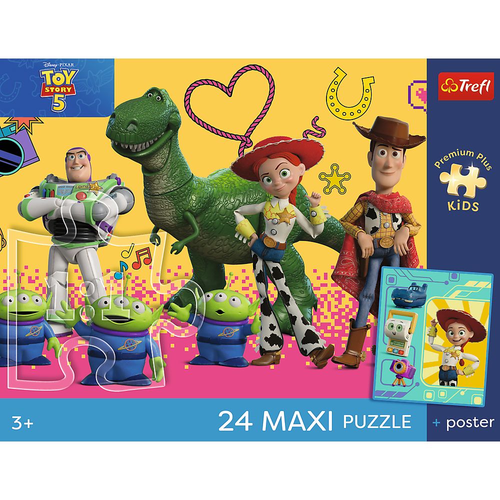 Puzzle Trefl Toy Story 5 și Prietenii, 24 Piese Maxi + - Default Title (3) [ps:910d9018-1ab8-4ebc-a02e-b1bea792f472]