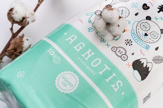 Aleze igenice absorbante pentru bebelusi Agnotis, 60 x - Imagine 3