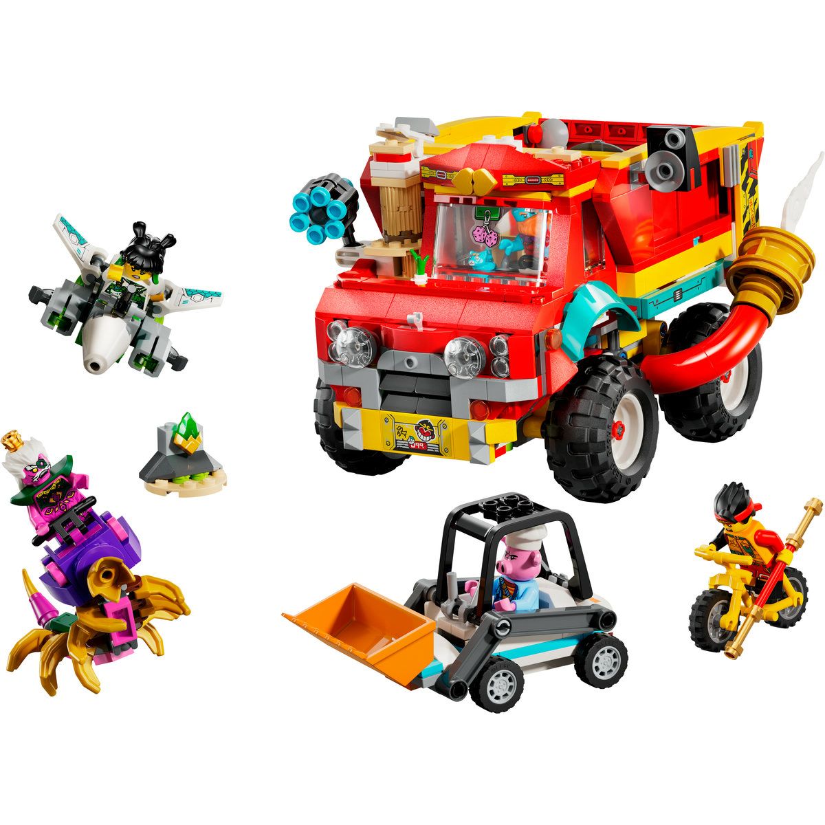 LEGO MONKIE KID CAMIONUL ELECTRIC AL ECHIPEI LUI MONKIE - Imagine 3