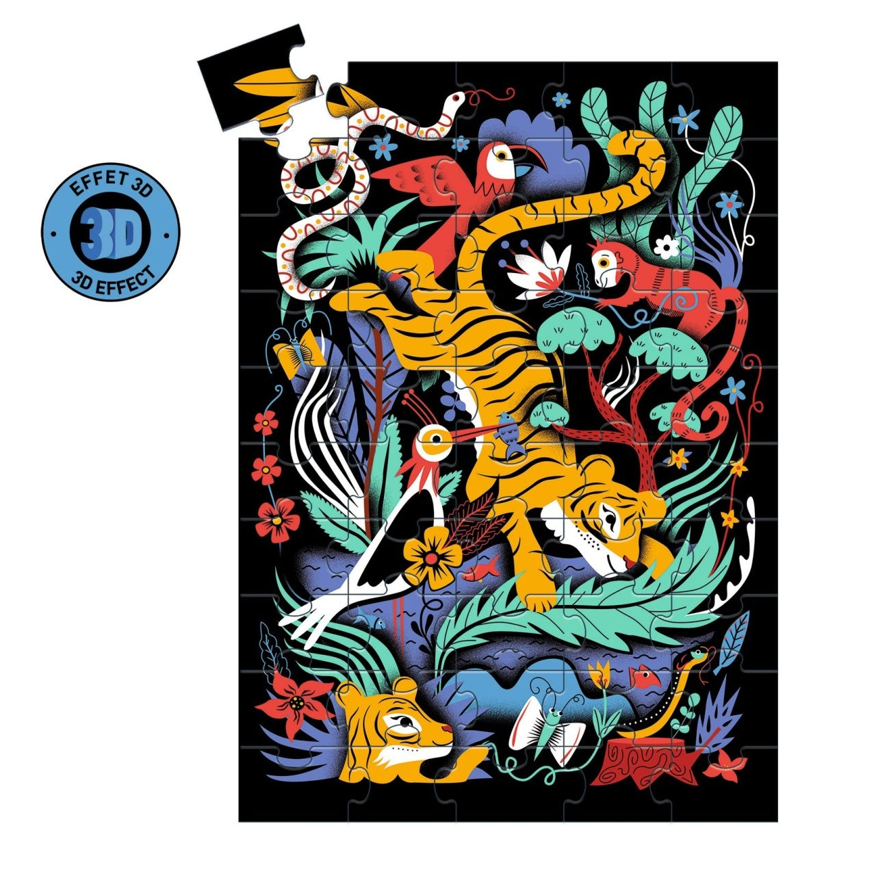 Puzzle 3D Saltul Tigrului, Djeco - Imagine 2 [ps:56f3960a-1a1d-427f-a6a9-b87f96f4dbdd]