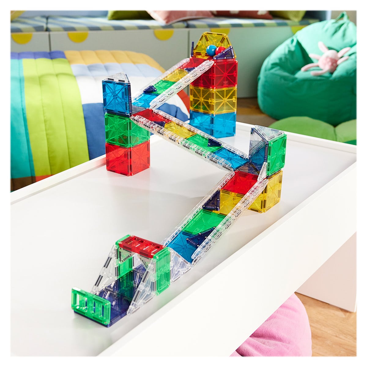 MAGNA-TILES Rail Racers Deluxe, 90 piese - Jucărie - Default Title (3) [ps:de7b128b-2b4e-461b-82e3-9971e763a294]