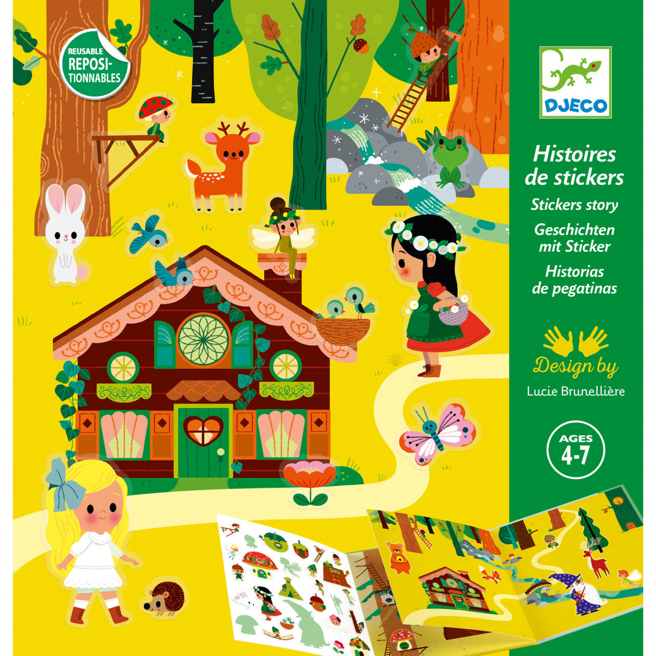 Planse cu abtibilduri repozitionabile Padurea fermecata, - Imagine 2 [ps:5e48b86f-3884-4bf6-807c-520c71f38500]