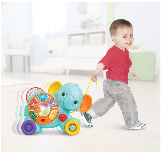 WINFUN JUCARIE DE TRAS ELEFANT CU SUNETE SI LUMINI - Imagine 3