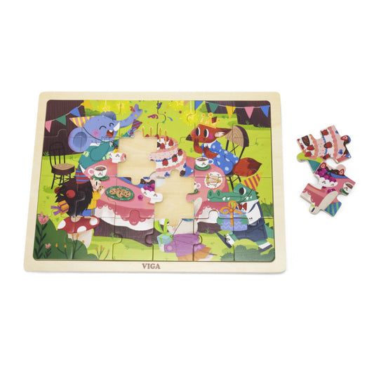 Jigsaw Puzzle 24 piese - Petrecere aniversara, Viga [ps:6b98f279-a8fa-4e20-8161-8fa3f0d85a20]
