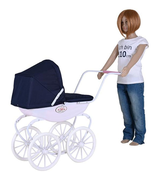 Cărucior Retro pentru Păpuși Knorr Toys Classic, Rose White - Default Title (3) [ps:bc51cff9-4a8d-450f-9025-908497b2a4b2]