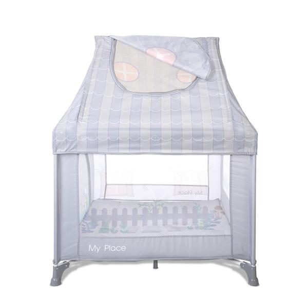 Tarc Joaca Tip Casuta Lorelli My Place, Beige, 100x100x125 - Grey (3) [ps:11d60245-5a61-4609-a17e-1a930064feb0]
