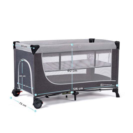 PATUT DE CALATORIE KINDERKRAFT LEODY, GREY - Imagine 3
