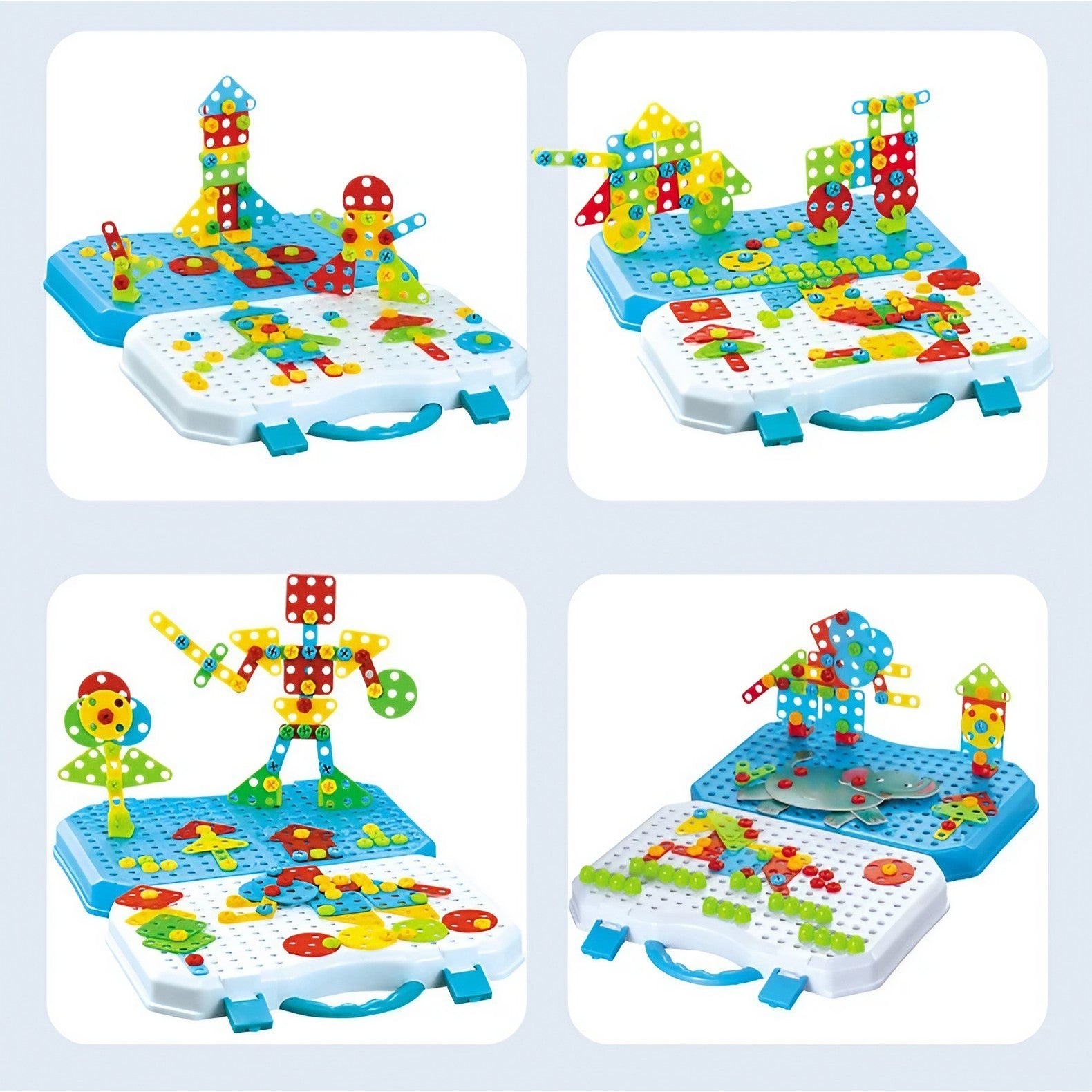 Set Construcție Bormășina Magică Flippy, 310 Piese, Albastru - Default Title (3) [ps:b3db6560-e228-41a8-9586-acc588997486]