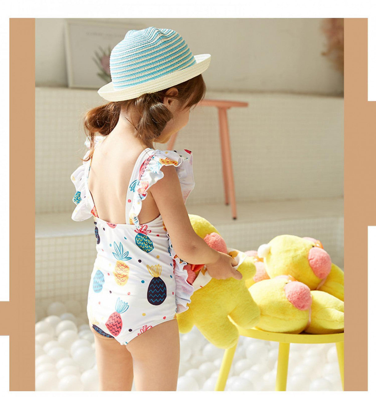 Costum de baie Ananasi Drool (Marime: 100) - Imagine 3
