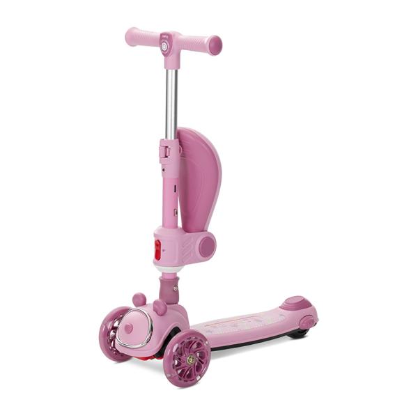 Trotinetă Pliabilă Lorelli Swiftie, Ocean Wave, până la 50kg - Pink (3) [ps:60af6d07-35da-4253-b75e-04ff0e33d625]