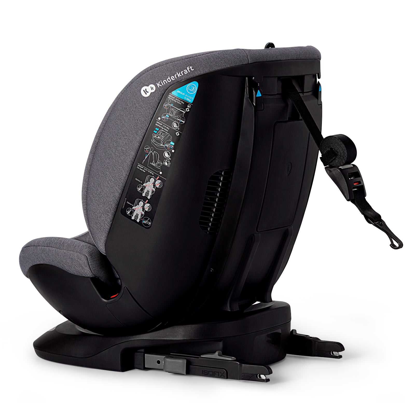 SCAUN AUTO KINDERKRAFT XPEDITION ROTATIV, 0-36 KG, CU - Gri (3) [ps:86adb7d2-37f3-4d10-a0f4-18dba9bdcc1a]