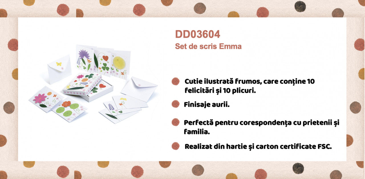 Felicitari / Invitatii Emma, Djeco [ps:d4b56d61-e76e-4d3a-88dd-9f84671b6f20]