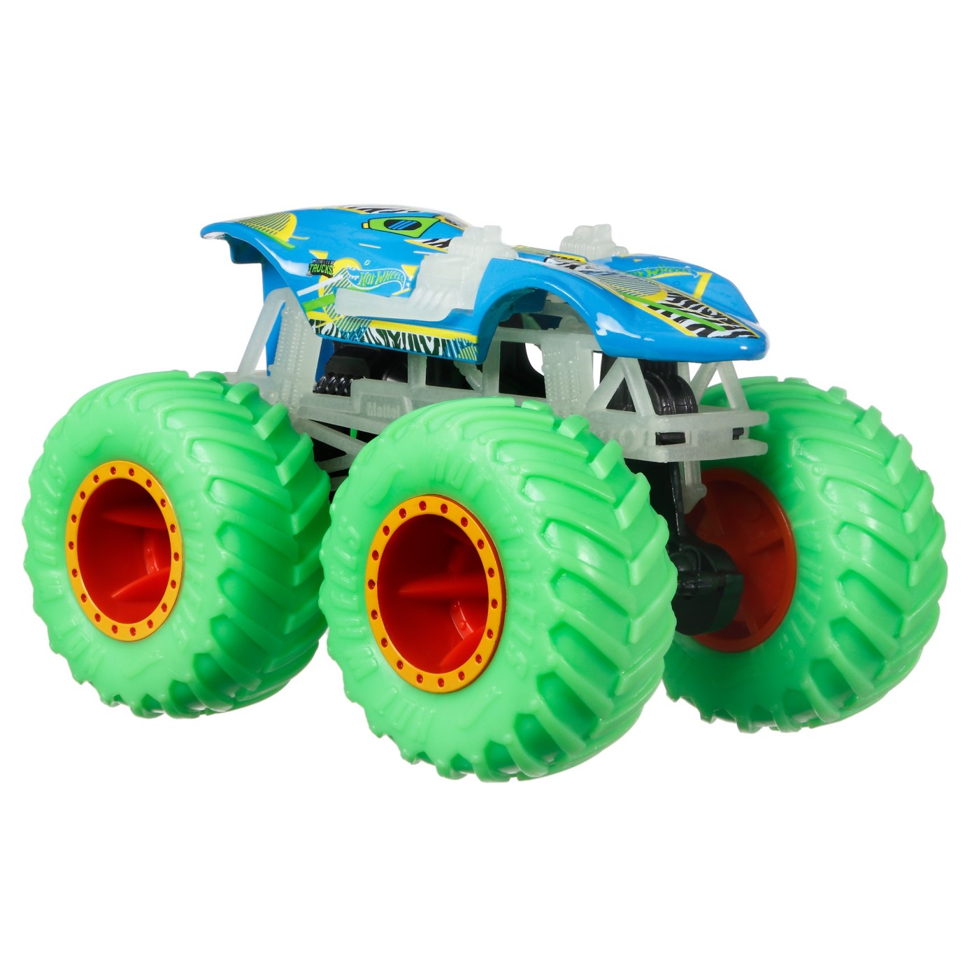 HOT WHEELS MONSTER TRUCK GLOW IN THE DARK MASINUTA TWIN MILL SCARA 1:64 [ps:9e8a3e48-d073-433f-be0e-63d8de5630b1]